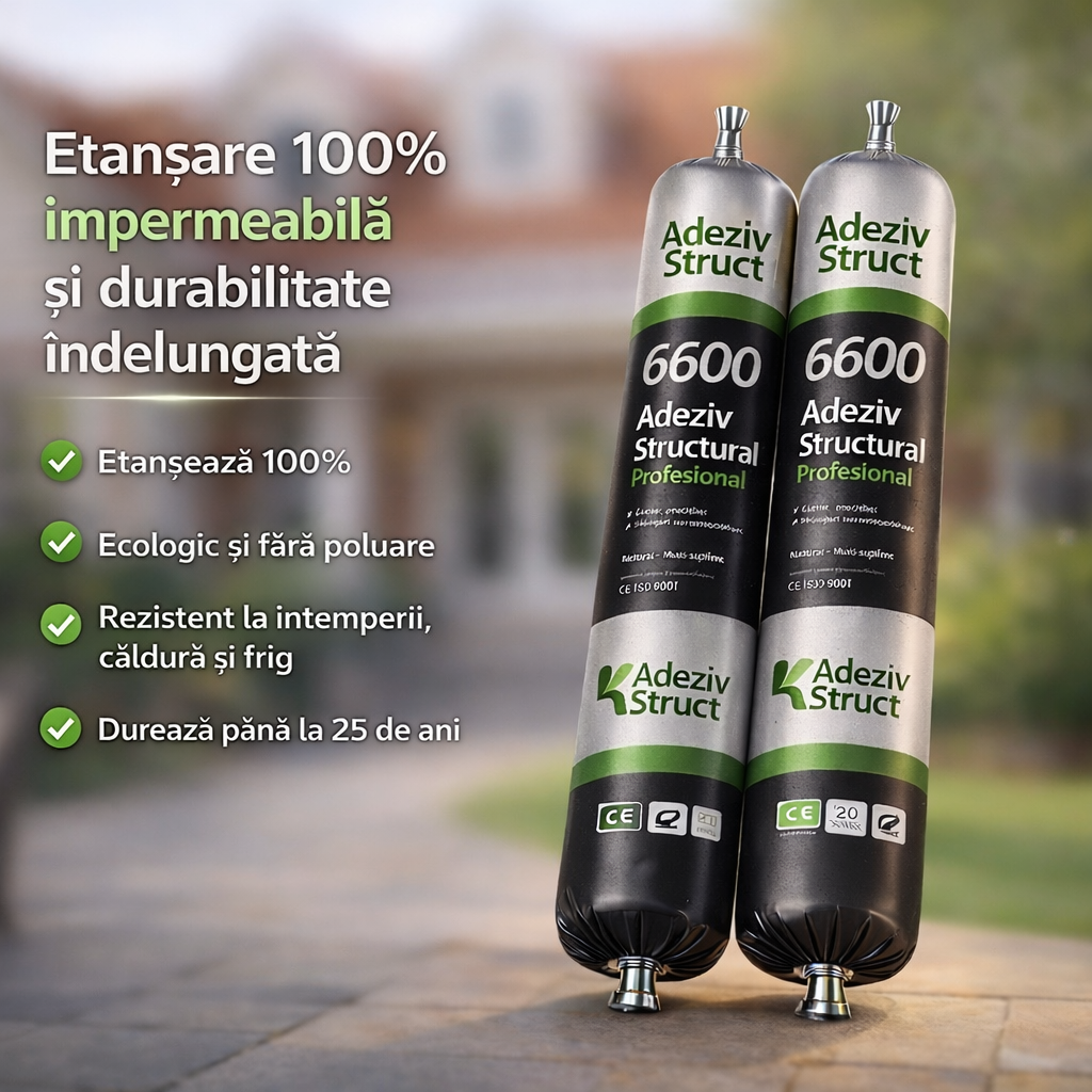 Adeziv Structural Profesional 6600 – 1+1 GRATIS (Rezistă la Orice)
