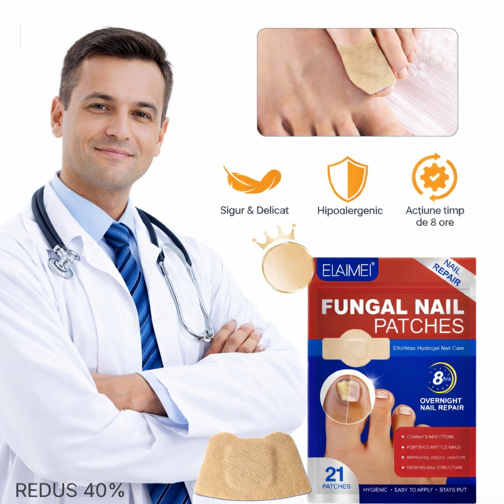 Plasturi medicali pentru tratamentul unghilor
